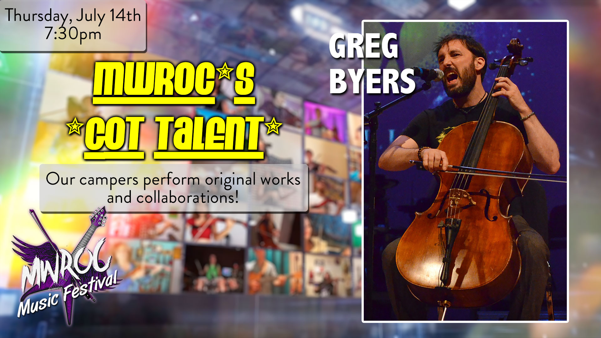 MWROC Festival – MWROC’s Got Talent and Greg Byers