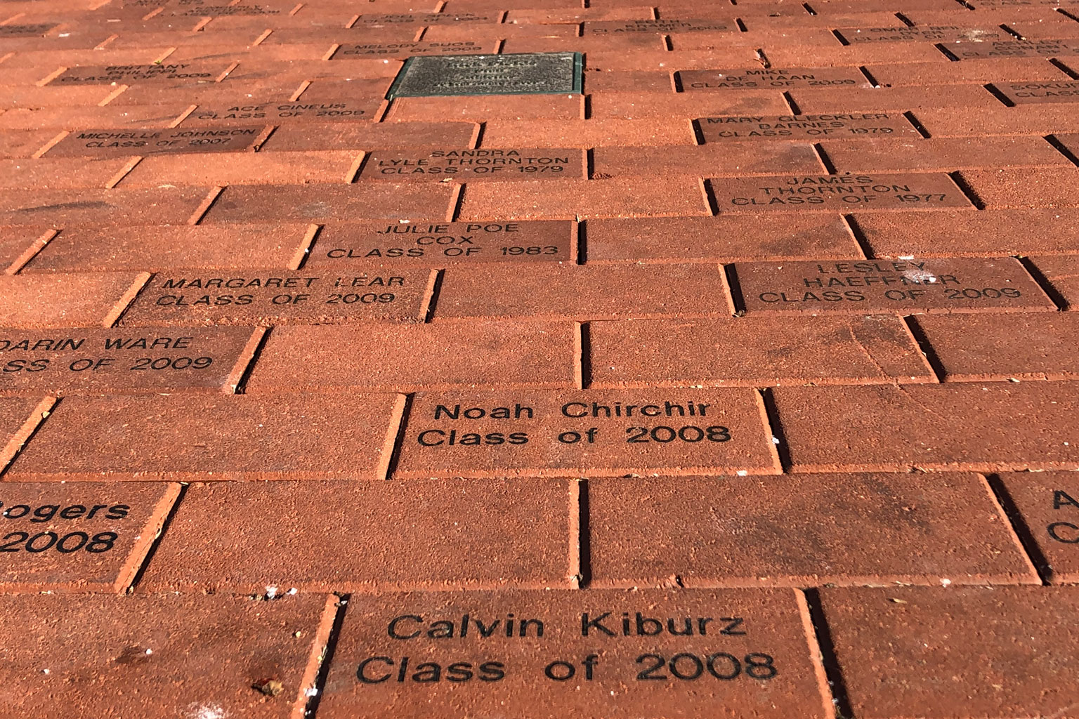 Legacy Bricks walkway