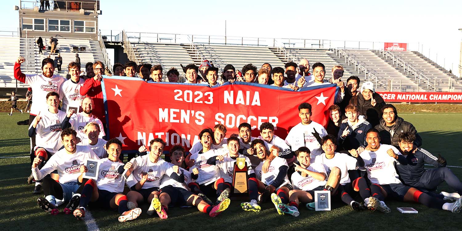 MNU Pioneers 2023 Men's Soccer Champions