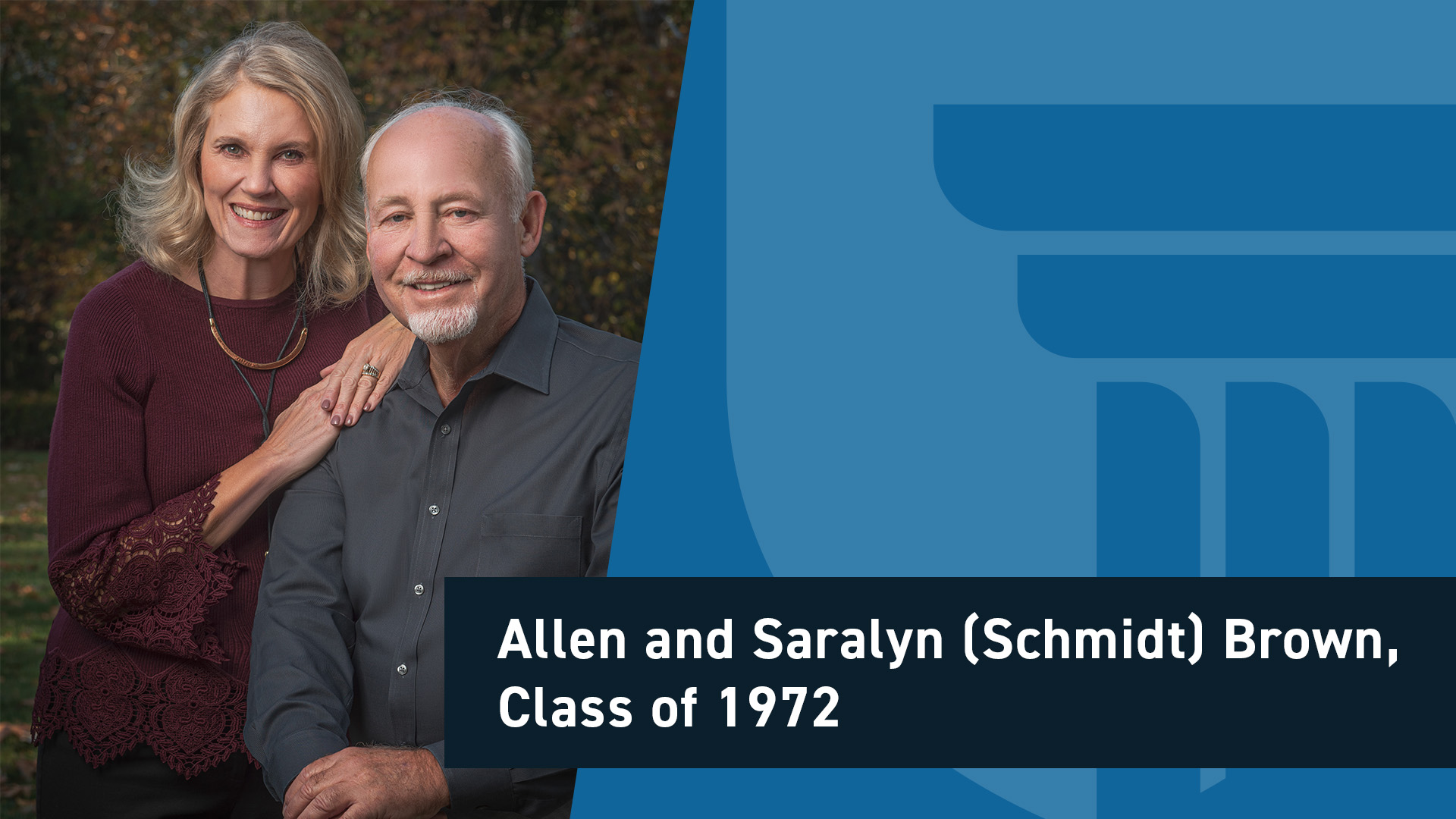 Portrait of Saralyn and Allen Brown