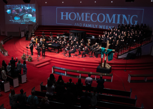 Homecoming Stage at College Church