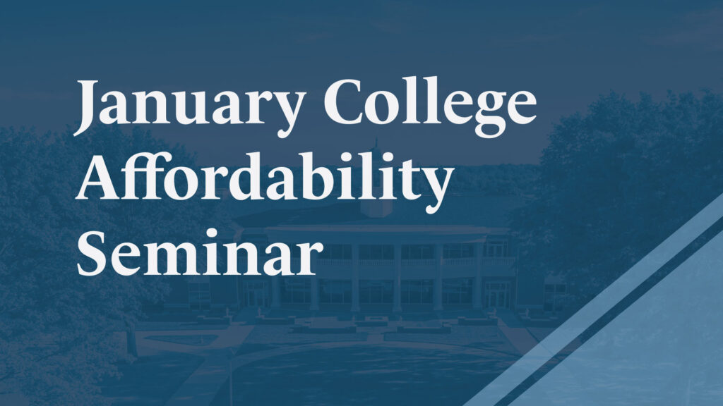 January College Affordability Seminar