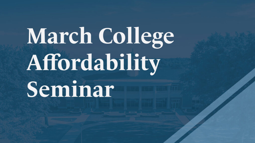 March College Affordability Seminar