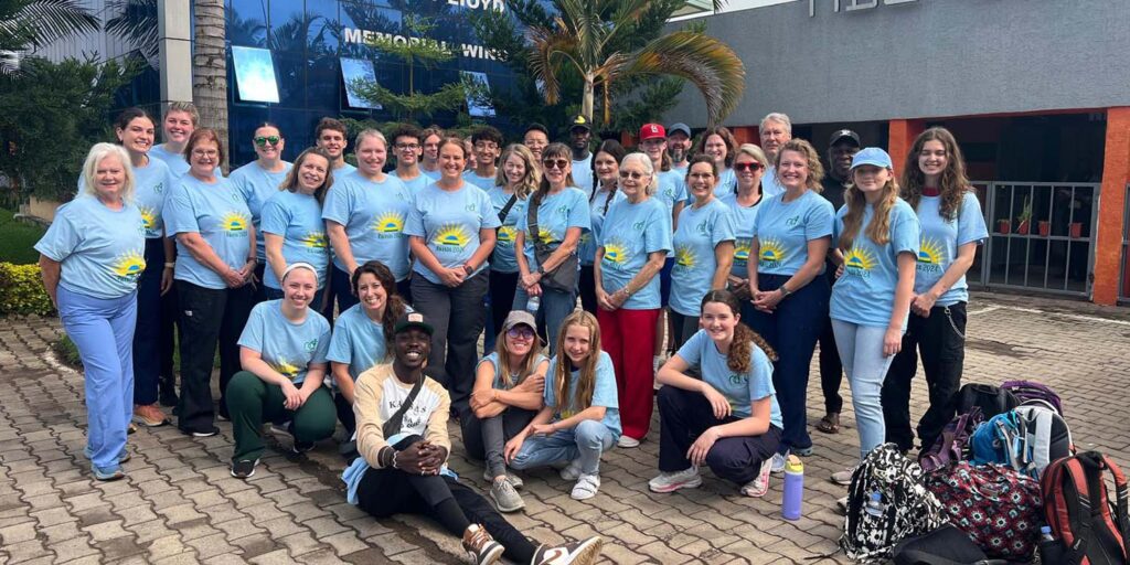 Medical Mission Team at Clinic in Rwanda