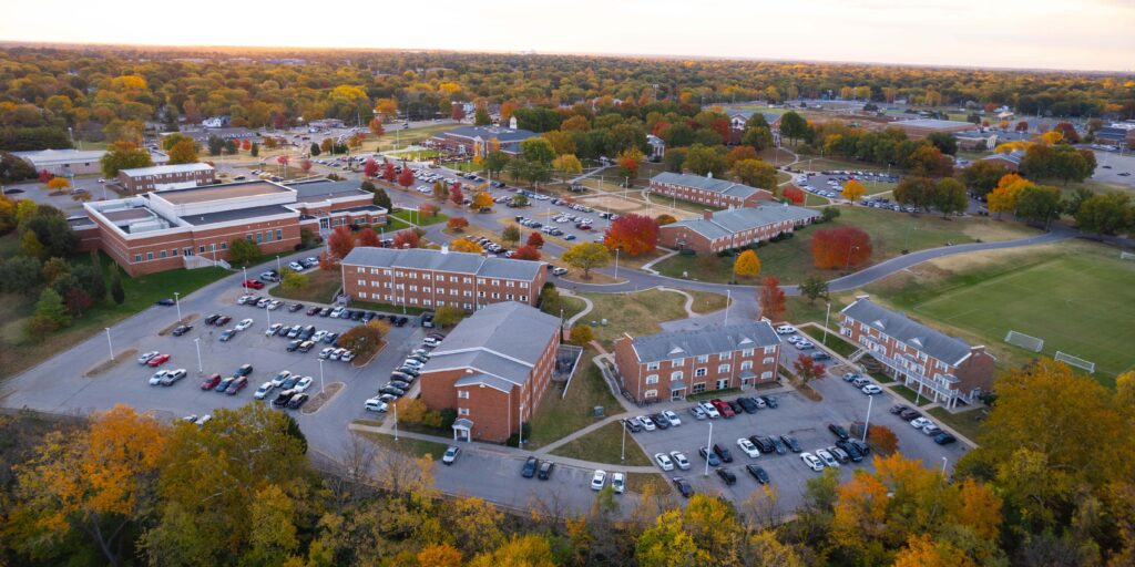 Aerial of MNU Fall 2024