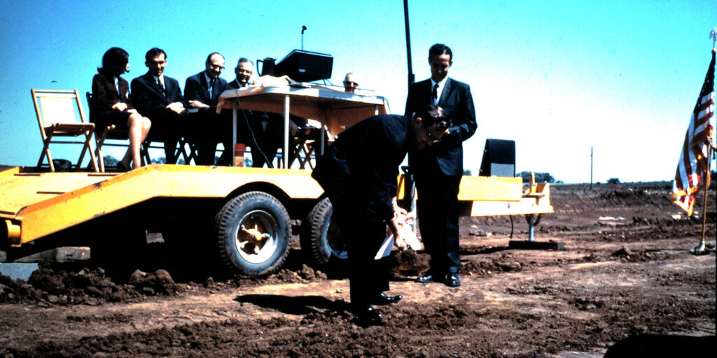 Groundbreaking MidAmerica Nazarene College circa 1967
