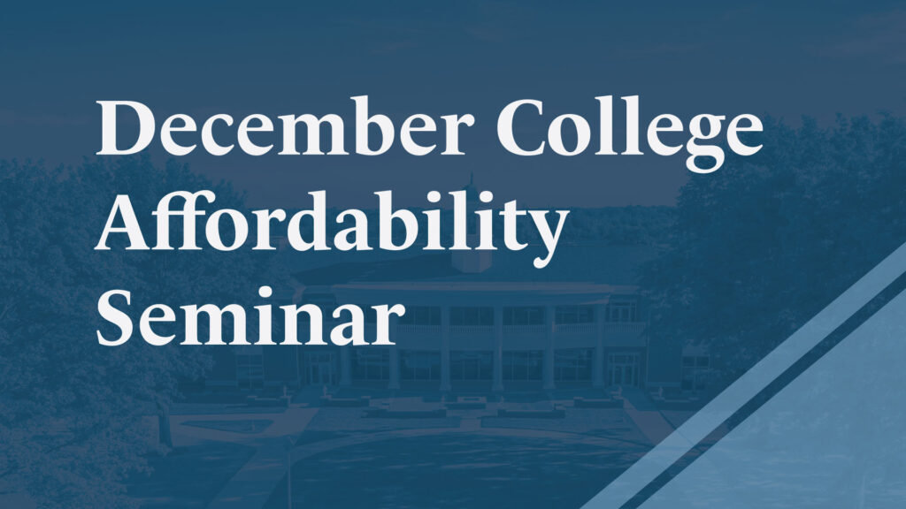 December College Affordability Seminar