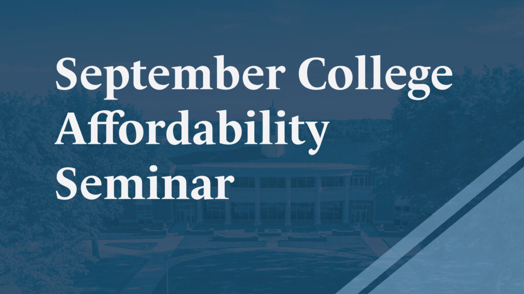 September College Affordability Seminar