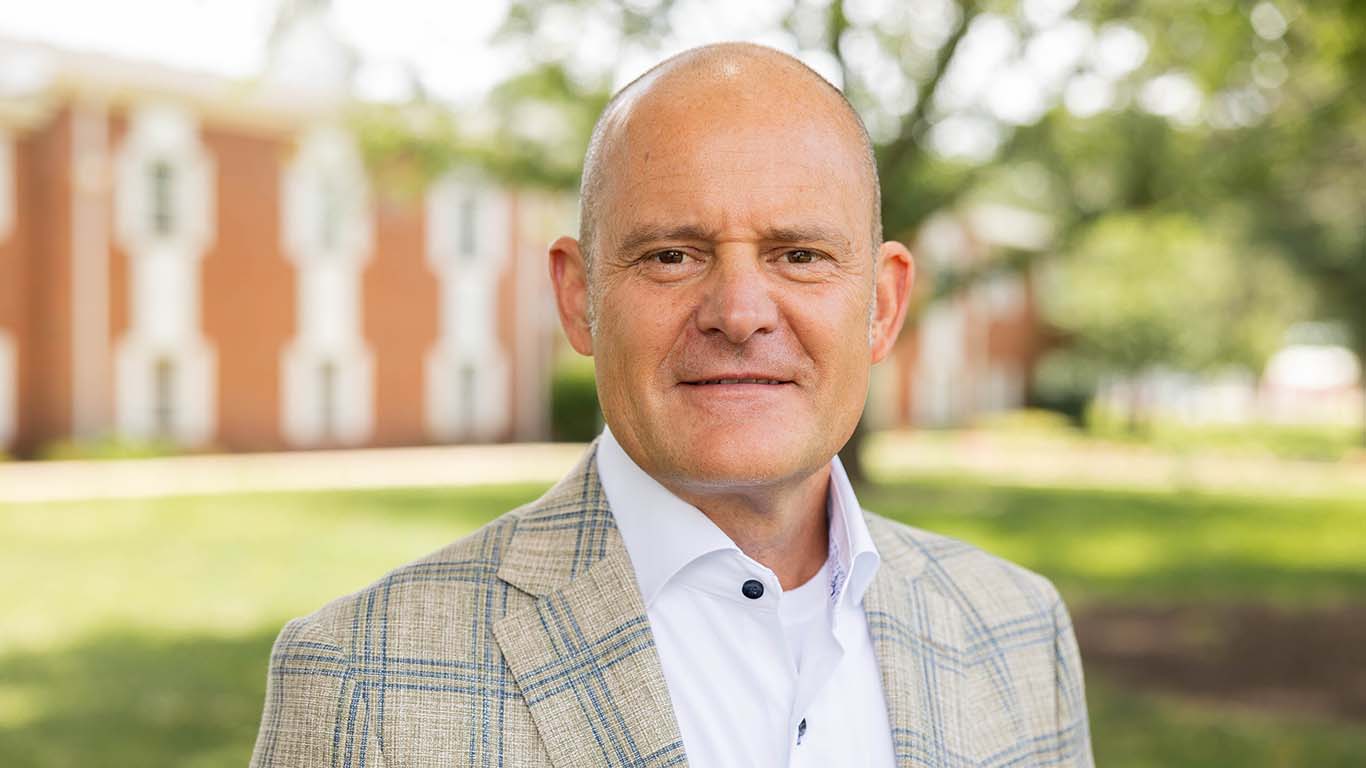 Todd Garrett, vice president of university advancement and athletics on the campus of MNU
