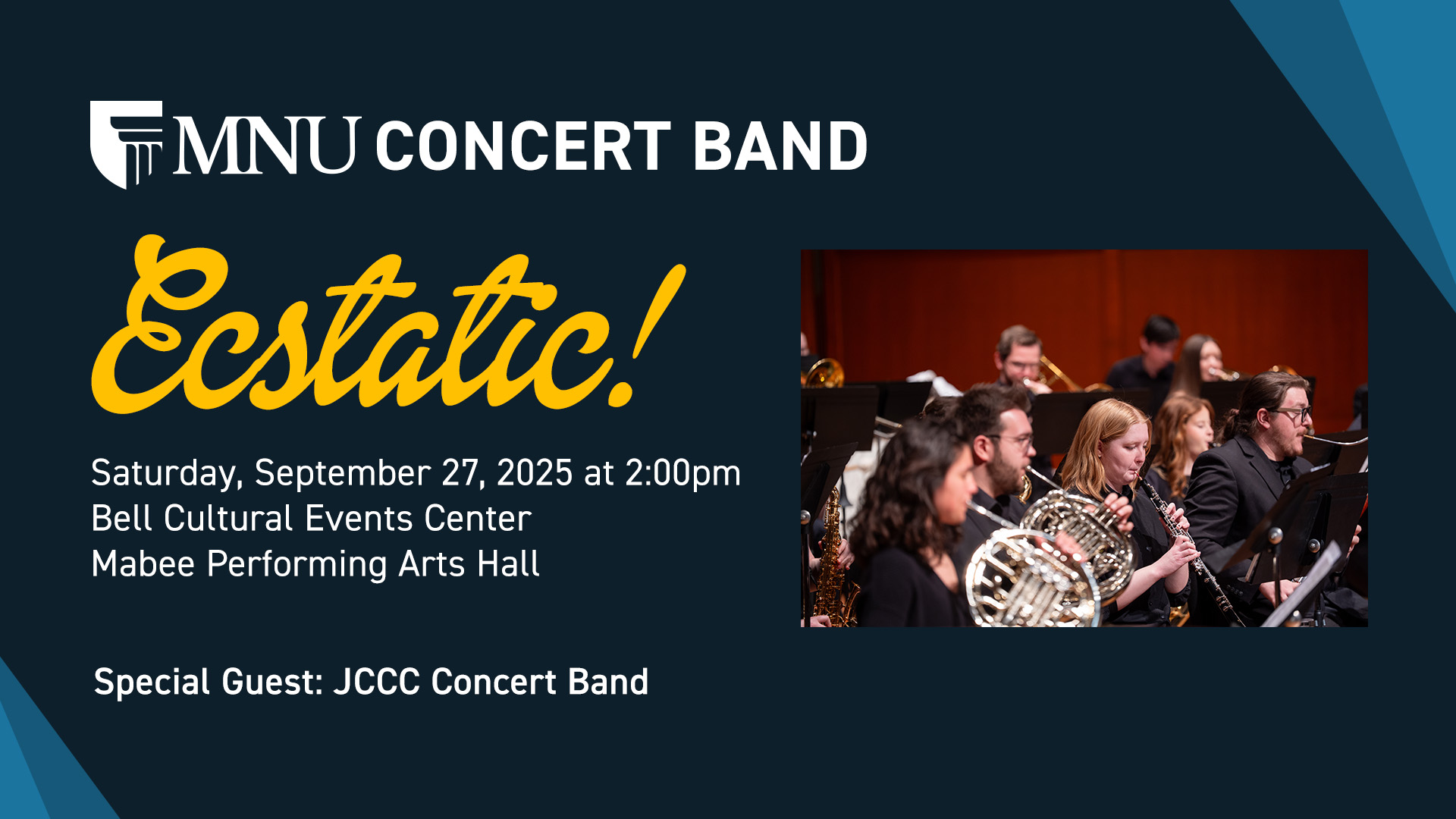 Ecstatic concert promo