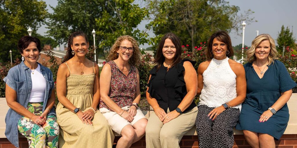 Faith North and five college roommates get together annually to reminise about their days at MNU.