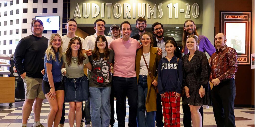 Large group of people who produced Beyond The Bible series.