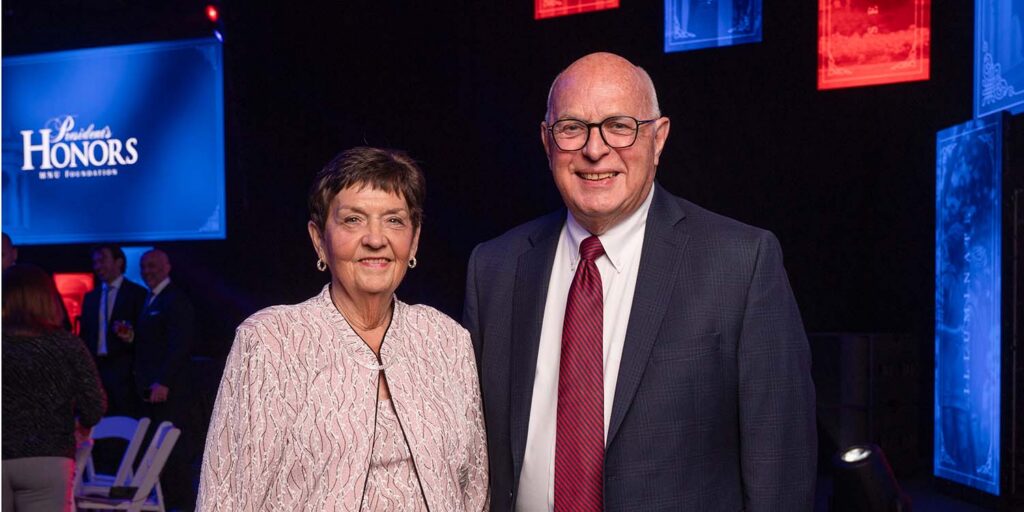 Drs. Donna and David Spittal at President's Honors Gala