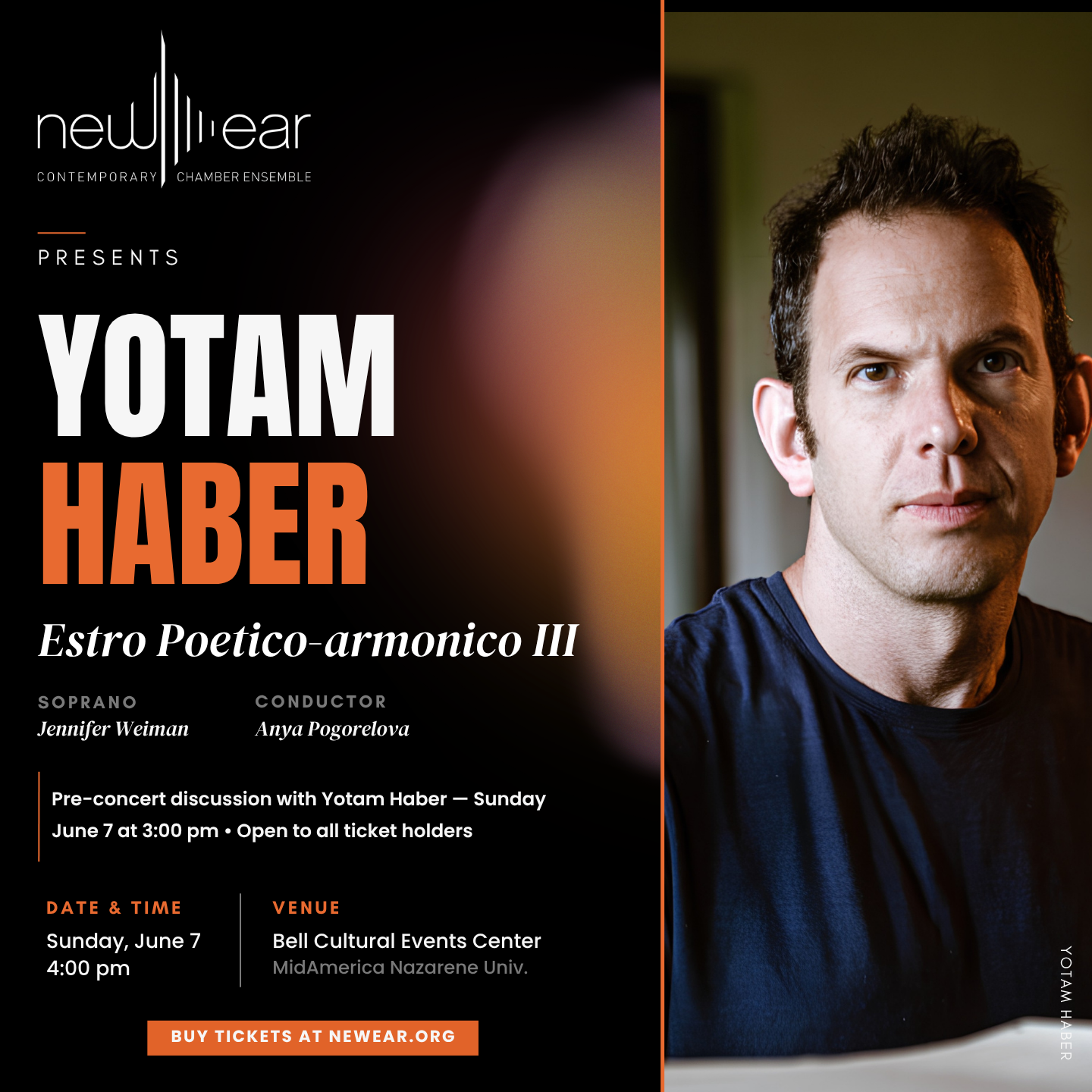 newEar promo image with man's headshot