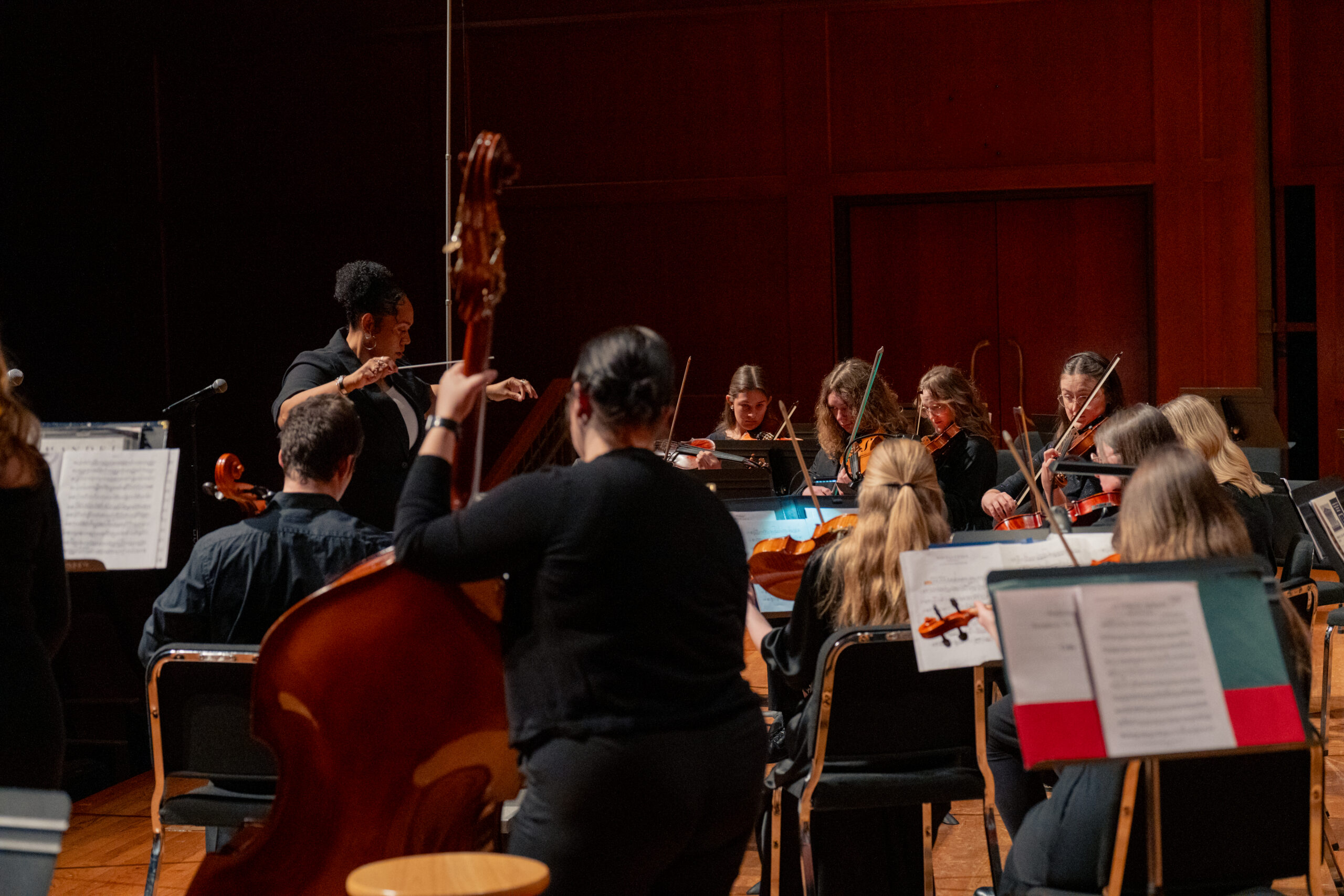 MNU Chamber Orchestra performing live on stage